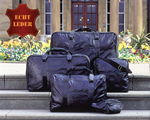 Lederen kofferset, auto & reizen, reis accessoires, Reis in echte luxe met deze 5-delige kofferset van echt lamsleder